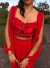 Bustier helena Red - comprar online