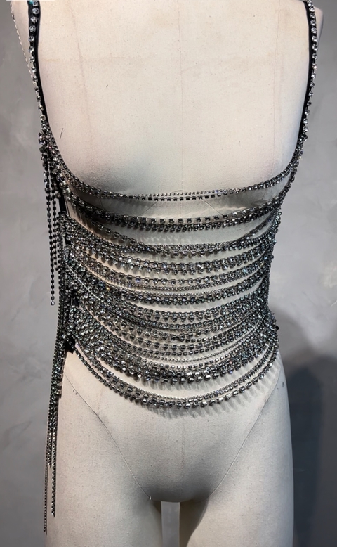 Corselet Crystal Strass