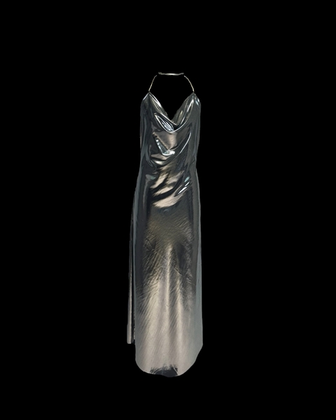 Vestido Longo Metalico
