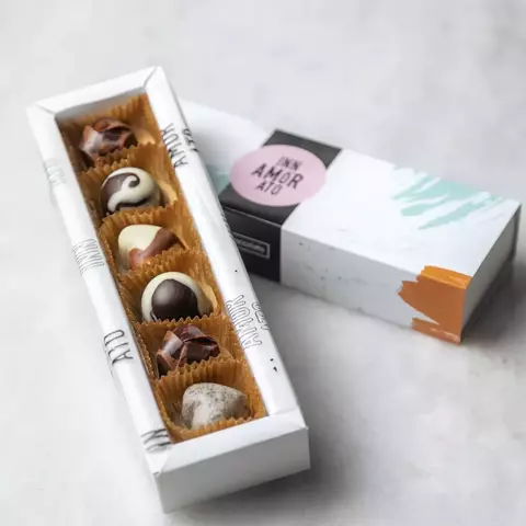 [MAIPU] Caja x 6 Bombones de Choco y Dulce de Leche