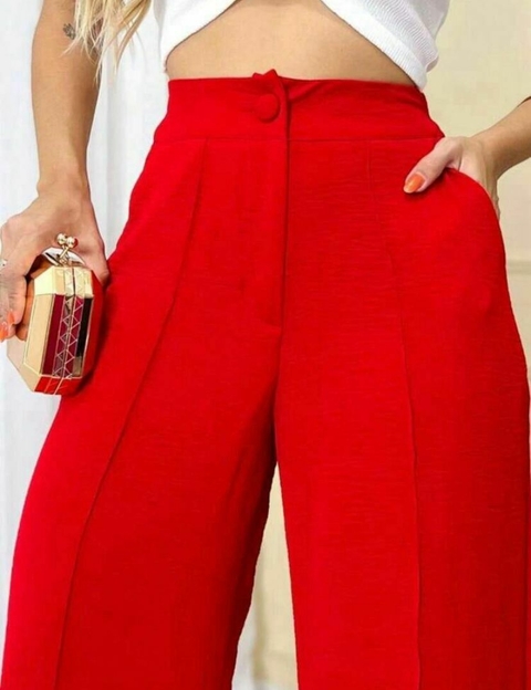 CALÇA PANTALONA DUNA BOTÃO - comprar online