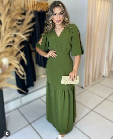 VESTIDO DUNA LONGO NATALI - comprar online