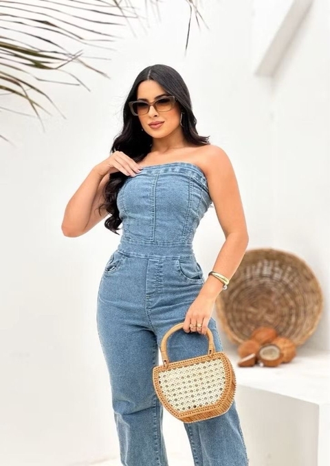 MACACÃO JEANS CLARICE - comprar online