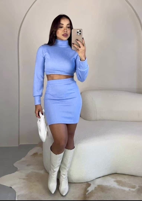 CONJUNTO 3D SAIA E CROPPED - comprar online