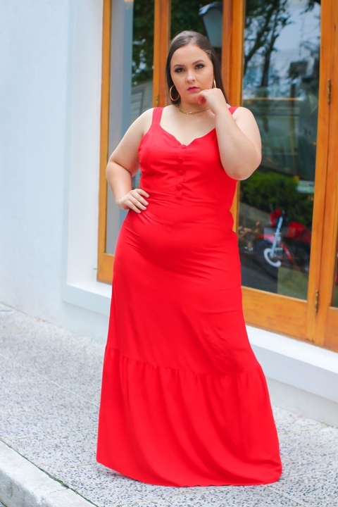 VESTIDO LONGO PLUS SIZE - comprar online