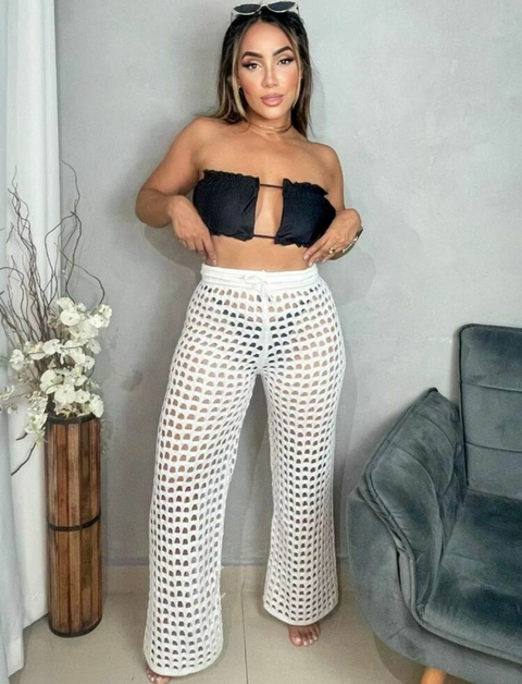 CALÇA TRICO SAIDA DE PRAIA - comprar online