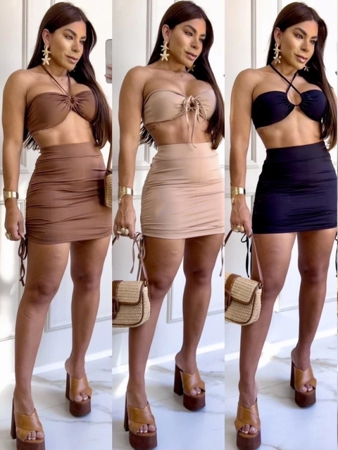 CONJUNTO SHORTS SAIA TOP SUMMER