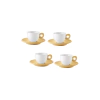 Guzzini Set x4 Tazas + Platos Everyday