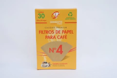 Filtros Nro 4 Domestic x 30 unidades