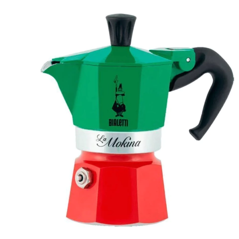 Cafetera Bialetti Mokina Tricolor 1/2 Tazas