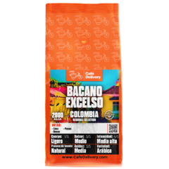 Café Colombia Excelso Bacano x 1Kg en grano o molido