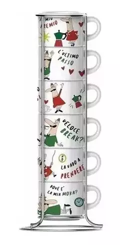 Set Bialetti de 6 Tazas para Cappuccino - comprar online