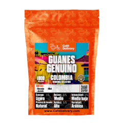 Café Colombia Guanes Genuino x 1/4Kg en grano o molido