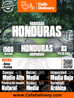 Café de Honduras x 1Kg en grano o molido - comprar online