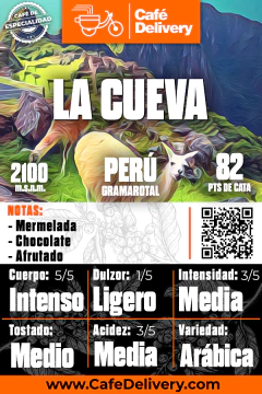 Café Perú La Cueva x 1/2 Kg en grano o molido - comprar online