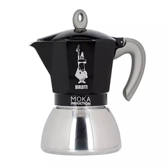 Cafetera Bialetti Inducción 6 Tazas Negra