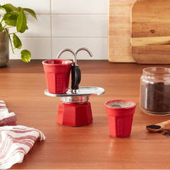 Cafetera Bialetti Set Mini Express - Rojo en internet