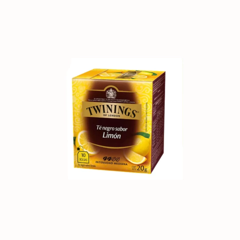 Té Twinings Negro Limón en Saquitos x10