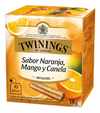 Té Twinings Naranja, Mango y Canela en Saquitos x10