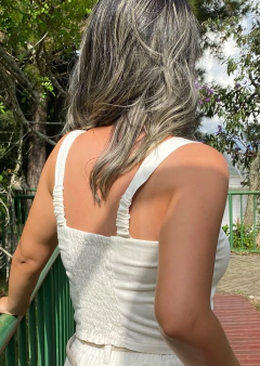 TOP CROPPED VISCOSE - loja online