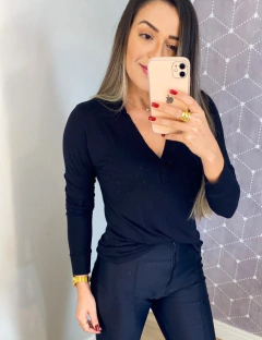 BLUSA CHERRY PRETA - loja online