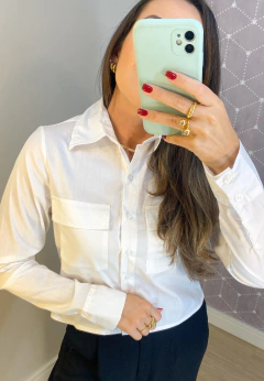 CAMISA CROPPED AYLA - loja online