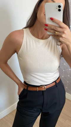 REGATA CANELADA MISS - Frida Fashionista - moda feminina marca própria