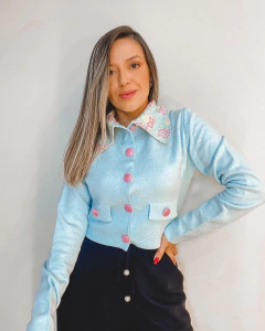 CASAQUETO TRICOT JARDIM