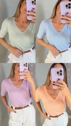 COMBO T-SHIRT LILY 4 PEÇAS - comprar online