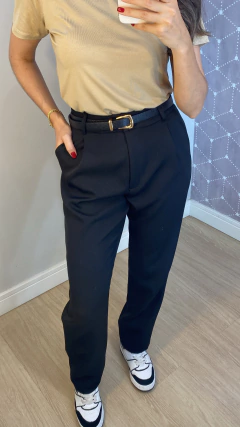 CALÇA ALFAIATARIA FRIDA PRETA na internet