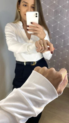 BLUSA CHERRY OFF-WHITE - Frida Fashionista - moda feminina marca própria