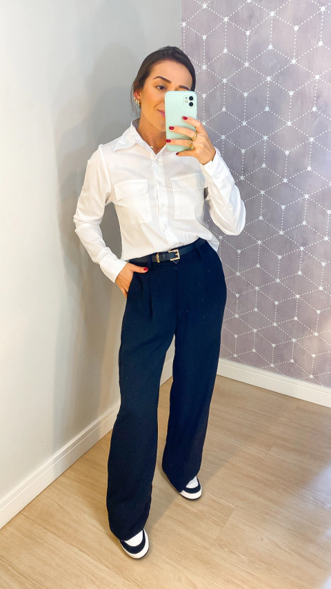 CALÇA PANTALONA MILY PRETA