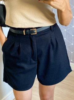 Imagem do SHORTS LINHO PRETO