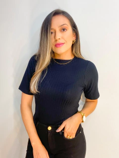 BLUSA CANELADA - Frida Fashionista - moda feminina marca própria