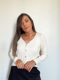 TWINSET CANELADO CRU