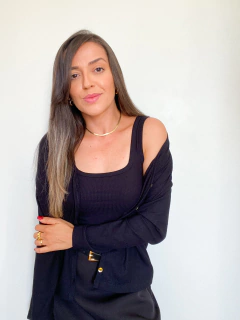 TWINSET CANELADO PRETO na internet