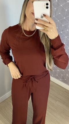 CONJUNTO MOLETINHO MANGA LONGA - Frida Fashionista - moda feminina marca própria