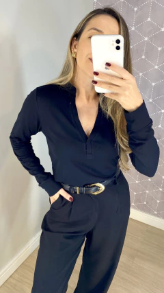 BLUSA CHERRY PRETA - Frida Fashionista - moda feminina marca própria