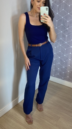 CALÇA ALFAIATARIA FRIDA MARINHO - Frida Fashionista - moda feminina marca própria