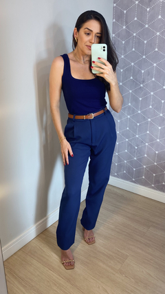 CALÇA ALFAIATARIA FRIDA MARINHO - comprar online