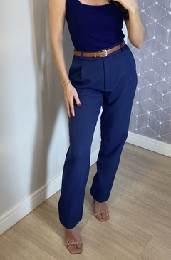CALÇA ALFAIATARIA FRIDA MARINHO