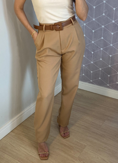 CALÇA ALFAIATARIA FRIDA CARAMELO