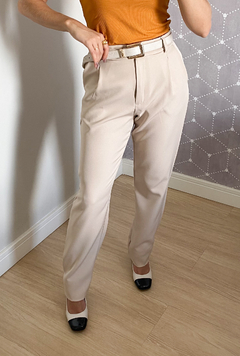 CALÇA ALFAIATARIA FRIDA AREIA - loja online