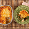 Lasanha tradicional com ragu de carne desfiada