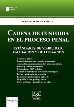 Cadena de Custodia en el Proceso Penal - comprar online