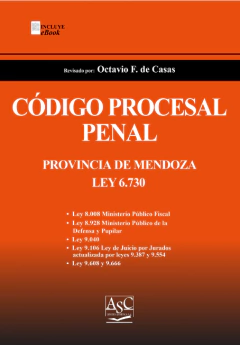 Pack: Códigos Procesales de Mendoza sin comentar en internet