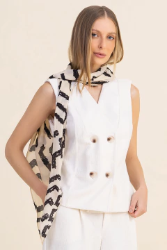 Colete Tweed Off White (2214) - comprar online