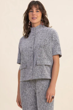 Casaqueto Abotoado Tweed Mist (2225) - comprar online