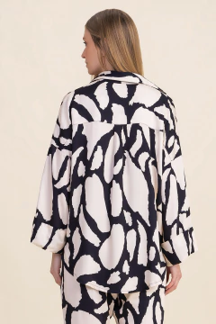 Camisa Manga 7/8 Geo Abtrato (2237) na internet