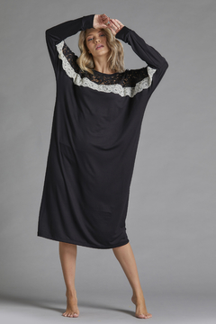 Kaftan Midi Renda Bicolor (282.02) - comprar online
